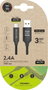 Tech One Tech Cable USB-A a Micro USB de Nylon, 1m, Negro