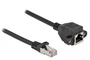 DeLOCK Cable de extensión de red Cat.6A S/FTP RJ45 macho a RJ45 hembra 3 m negro