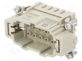 HARTING Han Hv E® Conector de plantilla de contacto macho