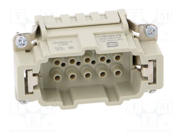 HARTING Han Hv E® Conector de plantilla de contacto macho HARTING Han Hv E® Conector de plantilla de contacto macho
