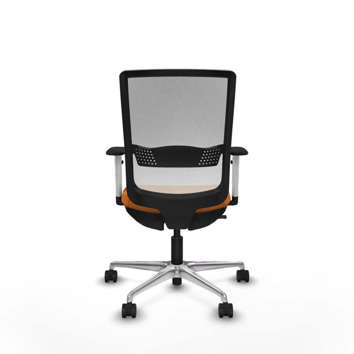 PIQUERAS Y CRESPO Silla de oficina Haches Naranja y Blanco PIQUERAS Y CRESPO Silla de oficina Haches Naranja y Blanco