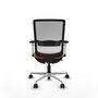 PIQUERAS Y CRESPO Silla de oficina Haches Naranja y Blanco
