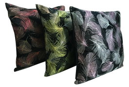 DKD Home Decor Set de 6 Cojines de Poliéster y Jacquard Surtidos