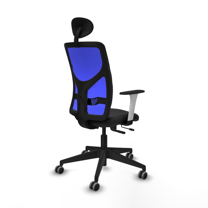 PIQUERAS Y CRESPO Silla de oficina Motilla con mecanismo Sincro/Traslack, Azul y Negro PIQUERAS Y CRESPO Silla de oficina Motilla con mecanismo Sincro/Traslack, Azul y Negro