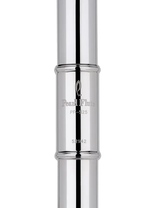 Pearl Flute Flauta Travesera Quantz Brezza B525Re-Hc Plata Maciza, Platos Abiertos, Mi