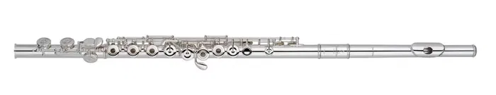 Pearl Flute Flauta Travesera Quantz Brezza B525Re-Hc Plata Maciza, Platos Abiertos, Mi
