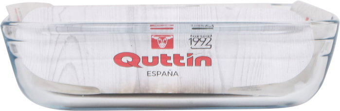 Quttin Pack de 6 Fuentes de Vidrio Rectangulares 3 L
