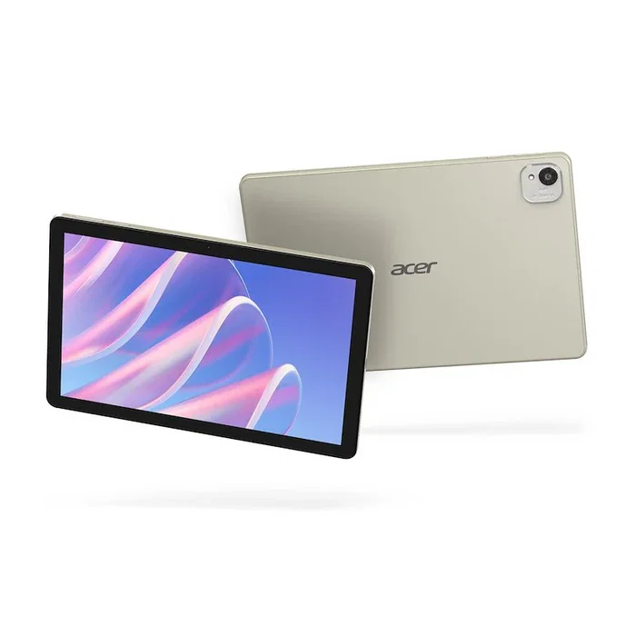 Acer Tablet Iconia A10-31M-A8C1 10.1" IPS 1280x800, 8 núcleos Allwinner A537, 4 GB RAM, 64 GB, Android 15, Wi-Fi 6, Cámara 8+5 MP, Color Plata