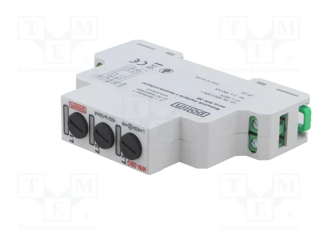 POLLIN Indicador de tensión 3x400VAC verde