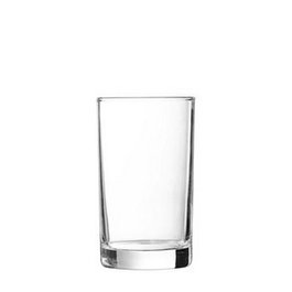 ARC Vaso de Zumo Princesa - Vidrio, 110 mm de Alto, 24 cl de Capacidad - Diámetro 65 mm, Borde Grueso (Set de 6)