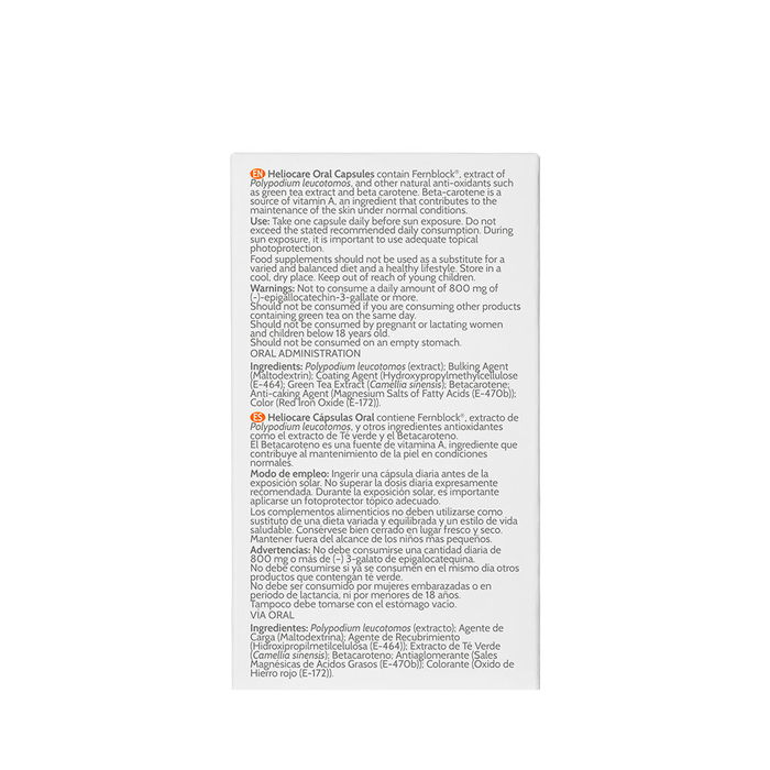 Heliocare ADVANCED Cápsulas Orales 60 u