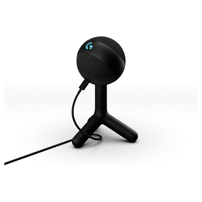 Logitech G Yeti Orb Micrófono USB Negro, Cardioide, 24-bit/48kHz