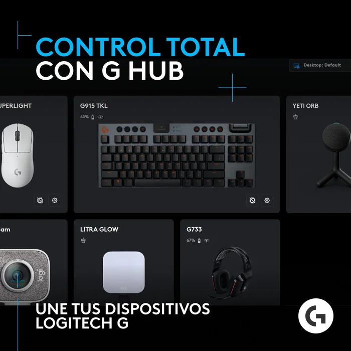 Logitech G YETI ORB 988-000551 Micrófono USB-C de Sobremesa para Gaming y Streaming RGB LIGHTSYNC, con Blue VO!CE, Patrón Cardioide, Negro Logitech G YETI ORB 988-000551 Micrófono USB-C de Sobremesa para Gaming y Streaming RGB LIGHTSYNC, con Blue VO!CE, Patrón Cardioide, Negro