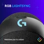 Logitech G YETI ORB 988-000551 Micrófono USB-C de Sobremesa para Gaming y Streaming RGB LIGHTSYNC, con Blue VO!CE, Patrón Cardioide, Negro