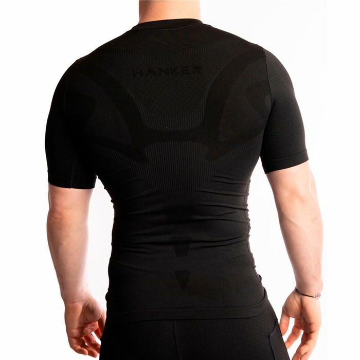 Camiseta de Manga Corta Hombre Hanker Negro