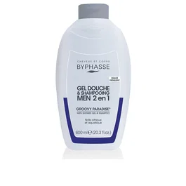Byphasse Groovy Paradise Gel de Ducha y Champú 2 en 1 para Hombre 600 ml