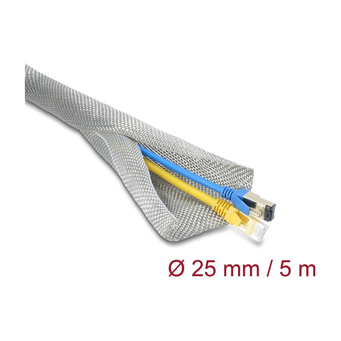DeLOCK Manguito trenzado para apantallamiento EMC auto-cerrante 5 m x 25 mm DeLOCK Manguito trenzado para apantallamiento EMC auto-cerrante 5 m x 25 mm