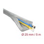 DeLOCK Manguito trenzado para apantallamiento EMC auto-cerrante 5 m x 25 mm