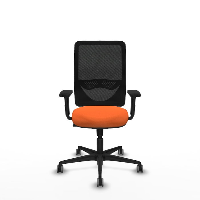PIQUERAS Y CRESPO Silla de oficina Zulema Naranja y Negro PIQUERAS Y CRESPO Silla de oficina Zulema Naranja y Negro