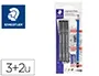 Staedtler Rotulador Calibrado Micrométrico 308 Negro Blister 3 Unidades Trazo 0.2, 0.4, 0.8mm