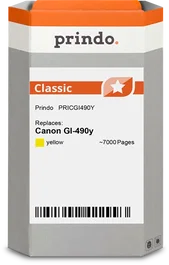 Prindo Cartucho de tinta amarillo PRICGI490Y Classic