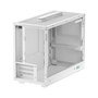 DeepCool CH160 PLUS White, Caja PC SFF Mini ITX, Blanco, Ventana Lateral, Soporta micro ATX/Mini-ITX, Ventiladores 120/140 mm, Radiador 240 mm, GPU 34.2 cm, 4 Ranuras