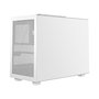 DeepCool CH160 PLUS White, Caja PC SFF Mini ITX, Blanco, Ventana Lateral, Soporta micro ATX/Mini-ITX, Ventiladores 120/140 mm, Radiador 240 mm, GPU 34.2 cm, 4 Ranuras