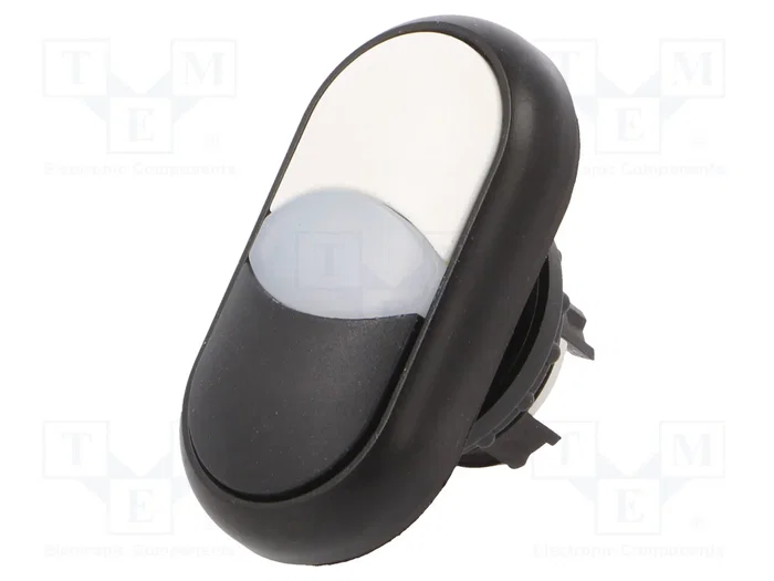 EATON ELECTRIC Interruptor Doble RMQ-Titan 22mm Blanco/Negro EATON ELECTRIC Interruptor Doble RMQ-Titan 22mm Blanco/Negro
