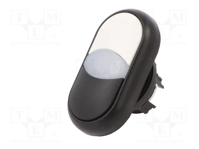 EATON ELECTRIC Interruptor Doble RMQ-Titan 22mm Blanco/Negro EATON ELECTRIC Interruptor Doble RMQ-Titan 22mm Blanco/Negro
