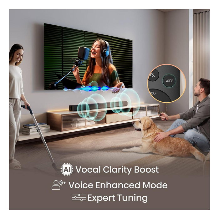 Hisense HS1000 Barra de Sonido 2.0 Canales 120W DTS Virtual:X Dolby Audio Negro Bluetooth HDMI USB Hisense HS1000 Barra de Sonido 2.0 Canales 120W DTS Virtual:X Dolby Audio Negro Bluetooth HDMI USB