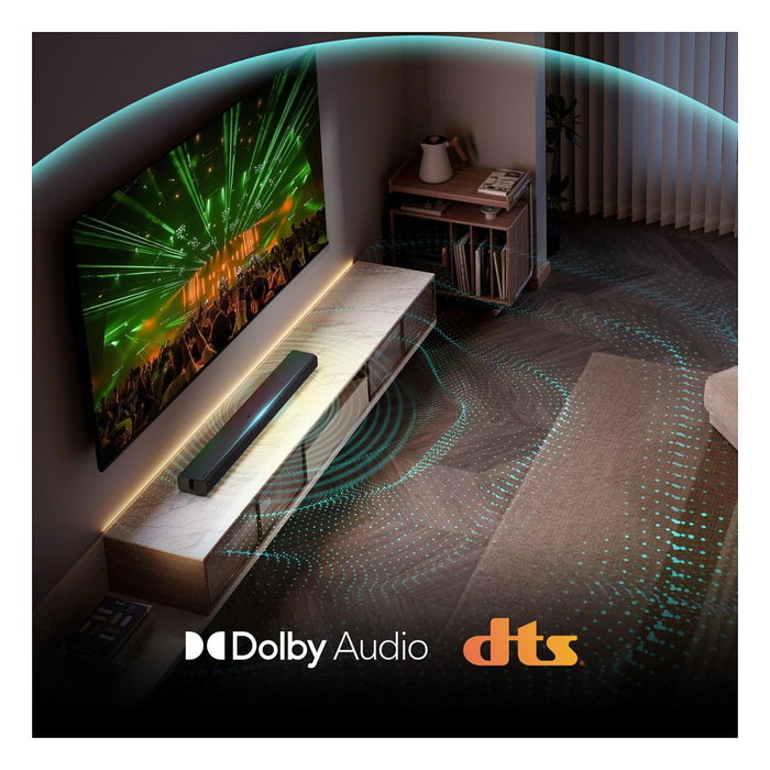 Hisense HS1000 Barra de Sonido 2.0 Canales 120W DTS Virtual:X Dolby Audio Negro Bluetooth HDMI USB Hisense HS1000 Barra de Sonido 2.0 Canales 120W DTS Virtual:X Dolby Audio Negro Bluetooth HDMI USB