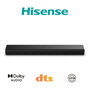 Hisense HS1000 Barra de Sonido 2.0 Canales 120W DTS Virtual:X Dolby Audio Negro Bluetooth HDMI USB