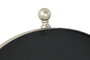 DKD Home Decor Reloj de Pared de Hierro y Espejo Champán 67x67 cm
