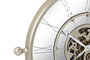 DKD Home Decor Reloj de Pared de Hierro y Espejo Champán 67x67 cm