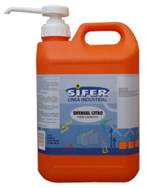 SIFER Gel Citro Crema Lavamanos con Microesferas 5 Litros