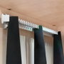 Emuca Corbatero lateral extraíble, Anodizado mate, Plástico y Aluminio