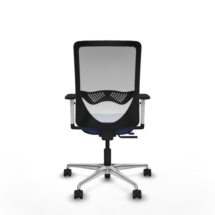 PIQUERAS Y CRESPO Silla de oficina Zulema Azul marino y Blanco PIQUERAS Y CRESPO Silla de oficina Zulema Azul marino y Blanco