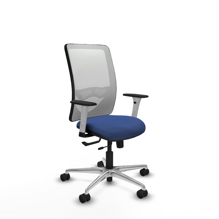 PIQUERAS Y CRESPO Silla de oficina Zulema Azul marino y Blanco PIQUERAS Y CRESPO Silla de oficina Zulema Azul marino y Blanco