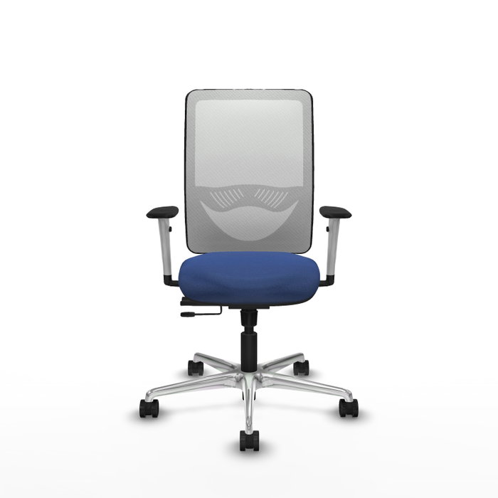 PIQUERAS Y CRESPO Silla de oficina Zulema Azul marino y Blanco PIQUERAS Y CRESPO Silla de oficina Zulema Azul marino y Blanco