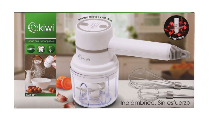 Inde Picadora y Batidora Recargable USB 320 ml