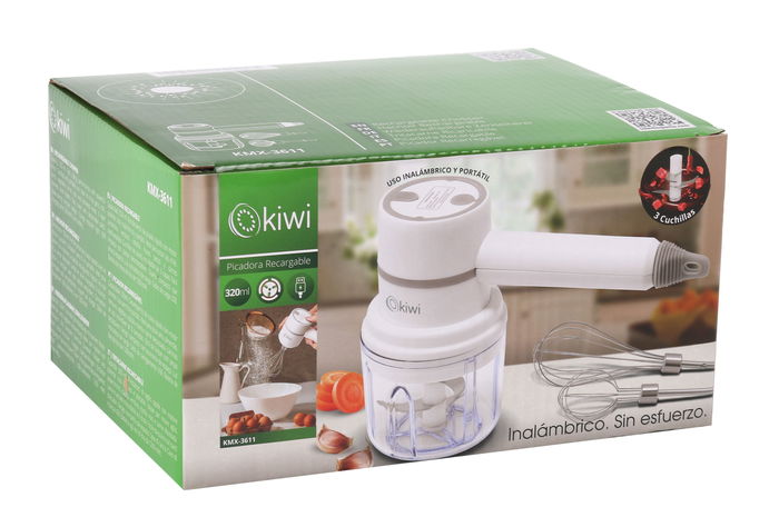 Inde Picadora y Batidora Recargable USB 320 ml