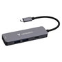 Verbatim Hub 32155 USB-C con HDMI 4K 60Hz, USB 3.1 y PD 100W, Gris