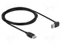 DeLOCK Cable de extensión USB 2.0 tipo A a tipo A, 2 m, Negro