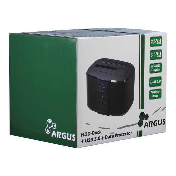 Inter-Tech Dockingstation GD-PDLK02 negro USB3.0