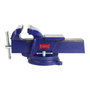 Workpro Tornillo de banco con base 360° y mordazas de 100 mm