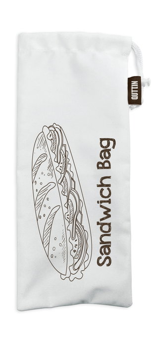 Quttin Bolsa Para Bocadillo Reutilizable 13 x 30 cm (24 Unidades) Quttin Bolsa Para Bocadillo Reutilizable 13 x 30 cm (24 Unidades)