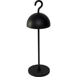 Sompex HOOK Lámpara de mesa recargable negra