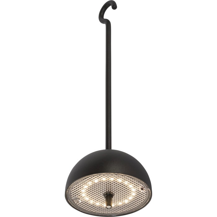 Sompex HOOK Lámpara de mesa recargable negra