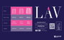 LAV Set de 6 Vasos Perla 590cc
