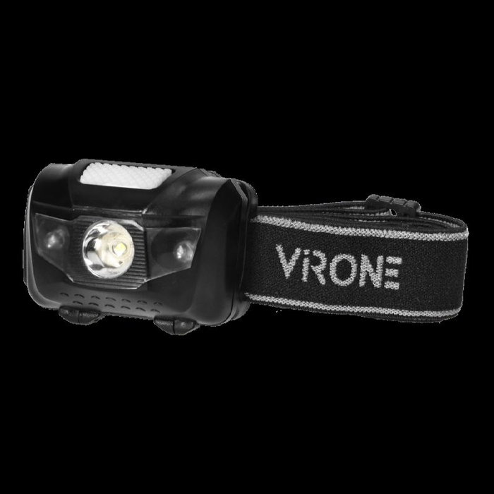 ORNO Linterna frontal LED con 2 LED rojos de 45º